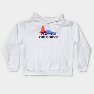 Flatten The Curve Kids Hoodie